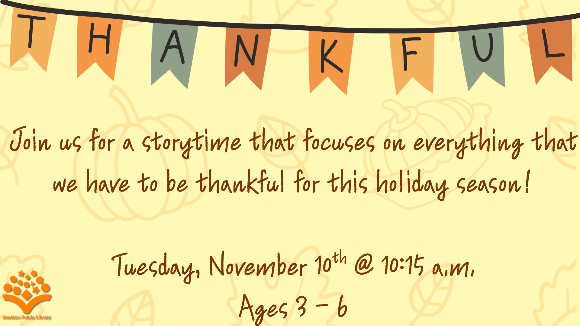 Thankful Storytime